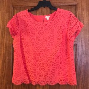 JCrew Lace Top, 14